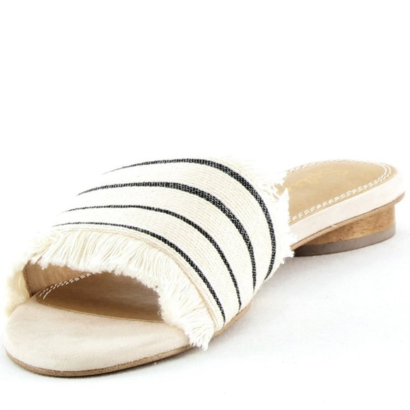 Splendid Women's Cream Baldwyn Slide Sandals Size 10 - Picture 3 of 8